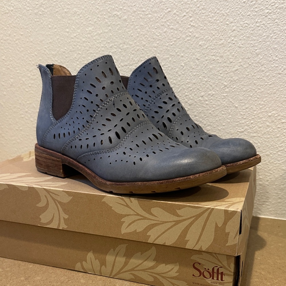Sofft Women's Blue Ankle Boots